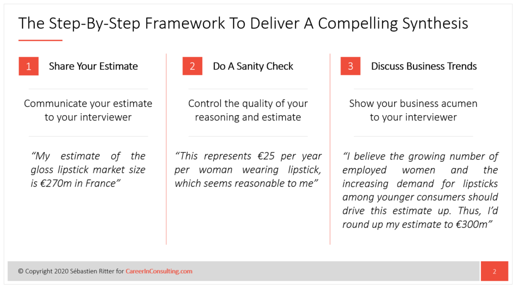 The 3-Step Framework To Close A Market Sizing Question