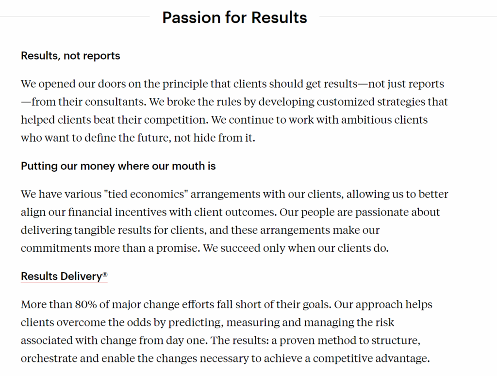 Bain - Passion for Results