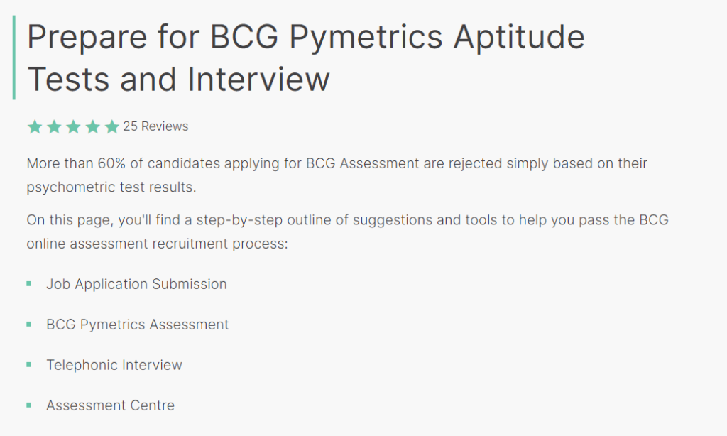 BCG Pymetrics test - jobtestprep