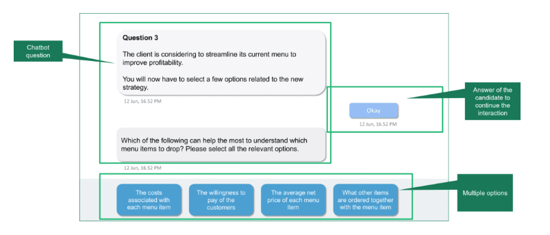 BCG online case - multiple choice questions